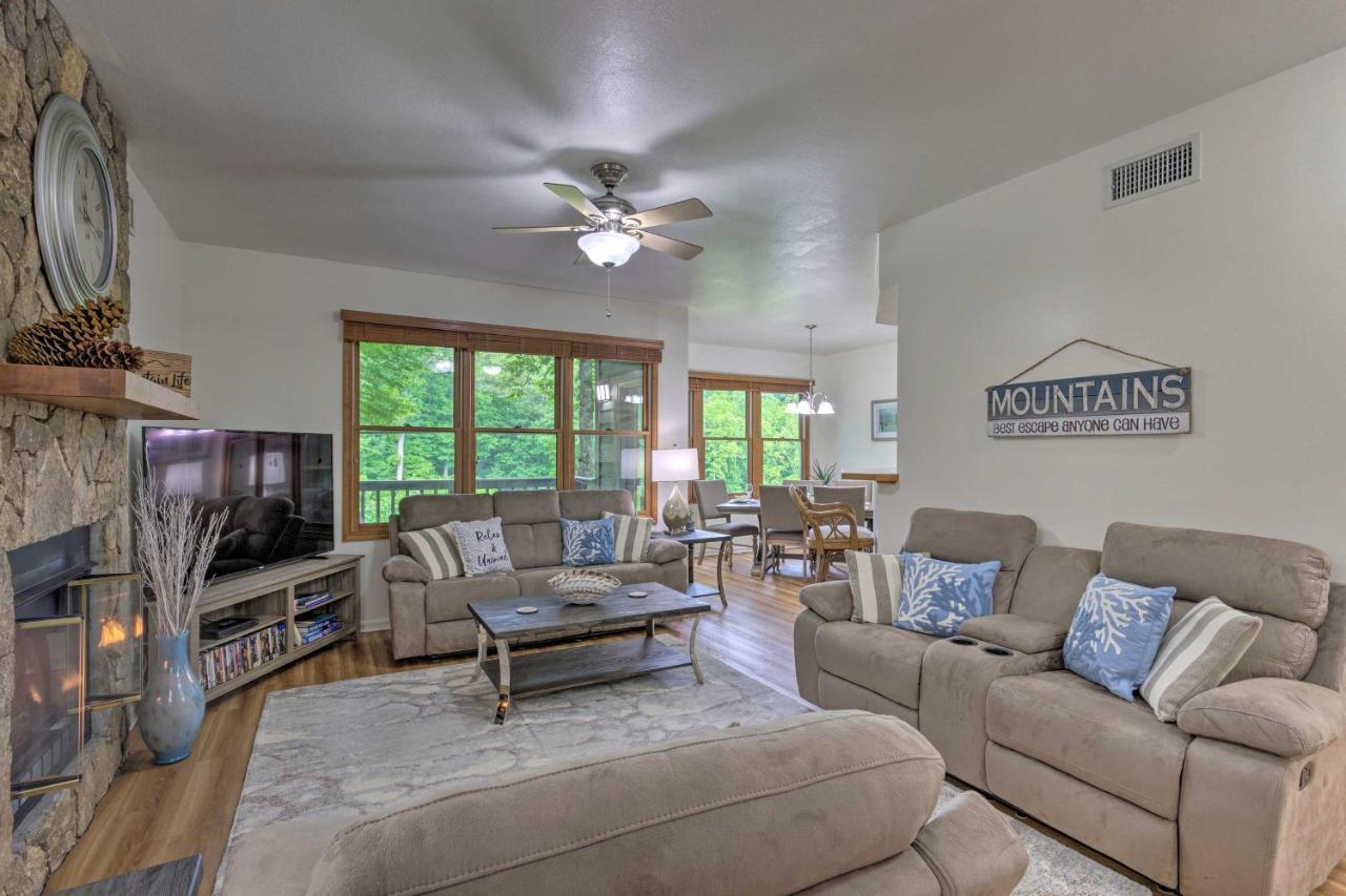 Mountain Air Condo With View In Blue Ridge Mountains Burnsville Bagian luar foto